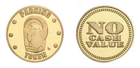 Re-Usable Parking Tokens Allow "Green" Parking