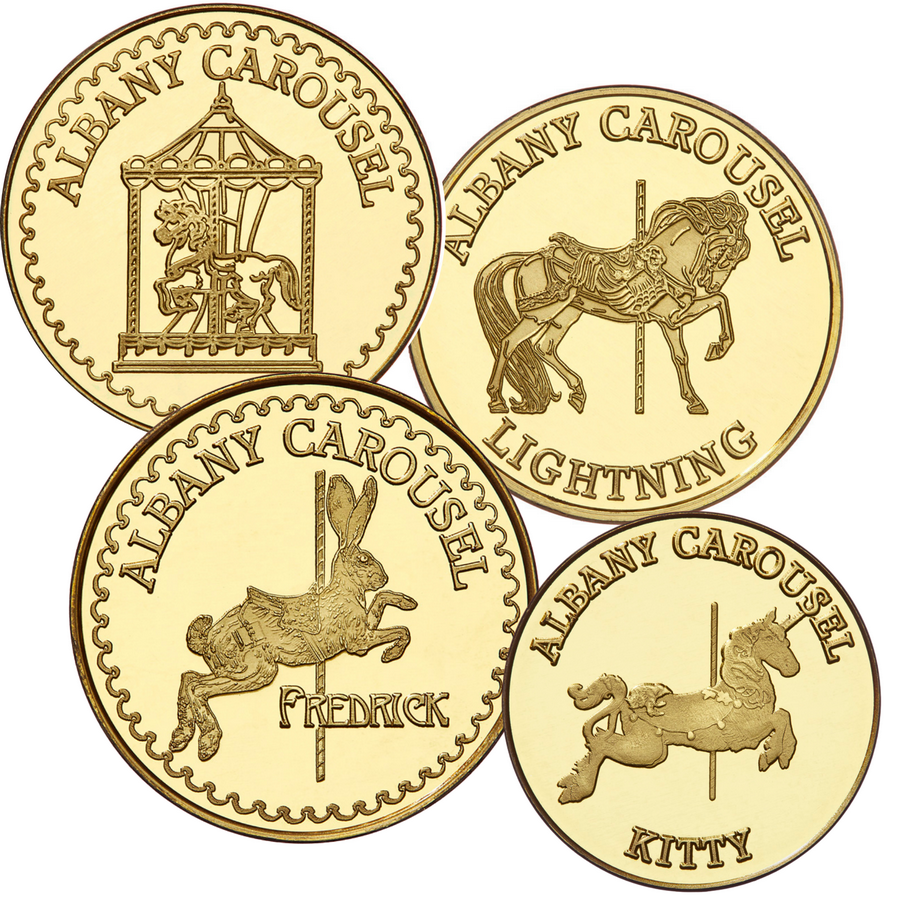 Albany Carousel Collectible Custom Tokens