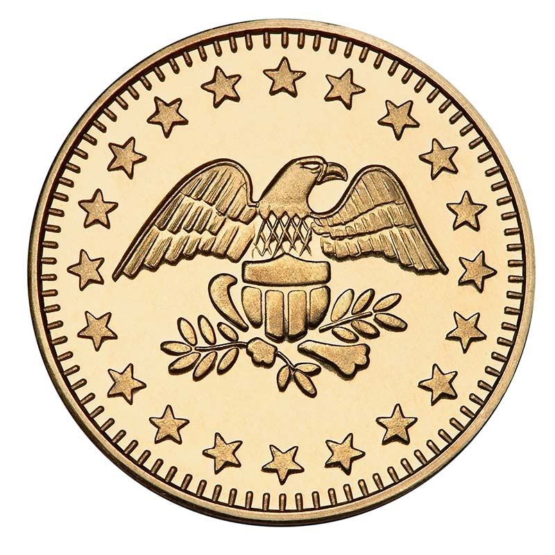Red Brass Token