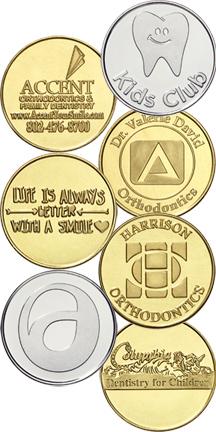 Reward Patients for Good Dental Health with Custom or Stock Tokens