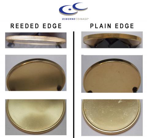 The Difference Between Plain and Reeded Edge Tokens