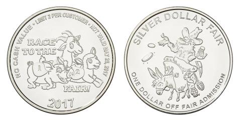 Silver Dollar Fair Lives Up to Its Name with Silver Dollar Size Tokens