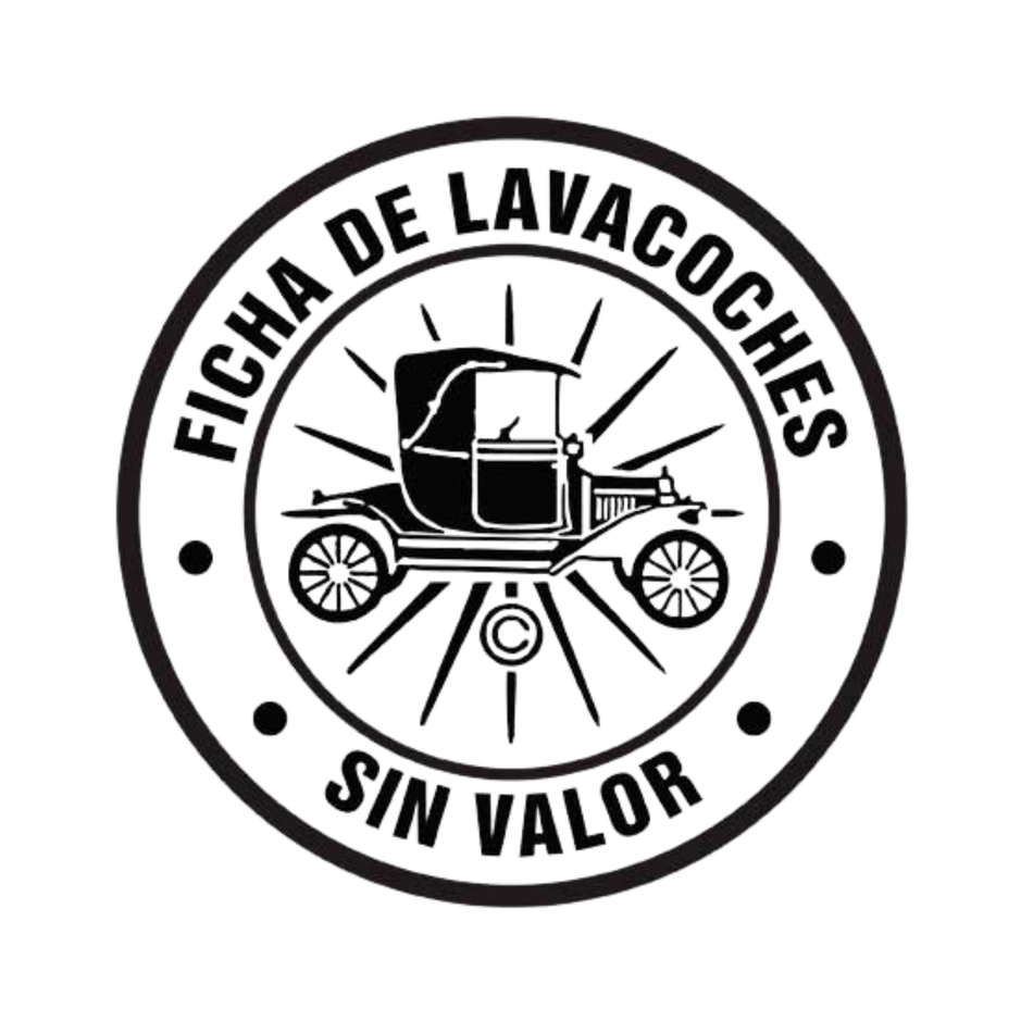 0.984" Ficha de Lavacoches Ficha No Tiene Valor Token