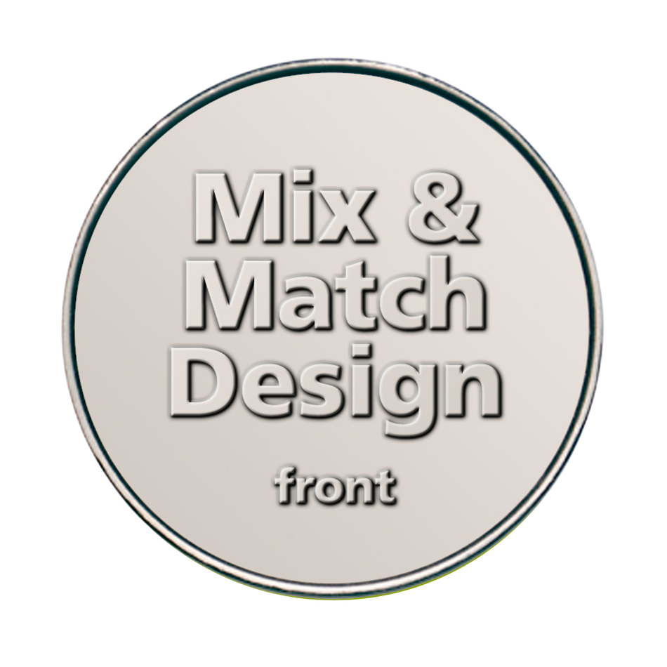 1.125" Nickel Silver Mix and Match Token