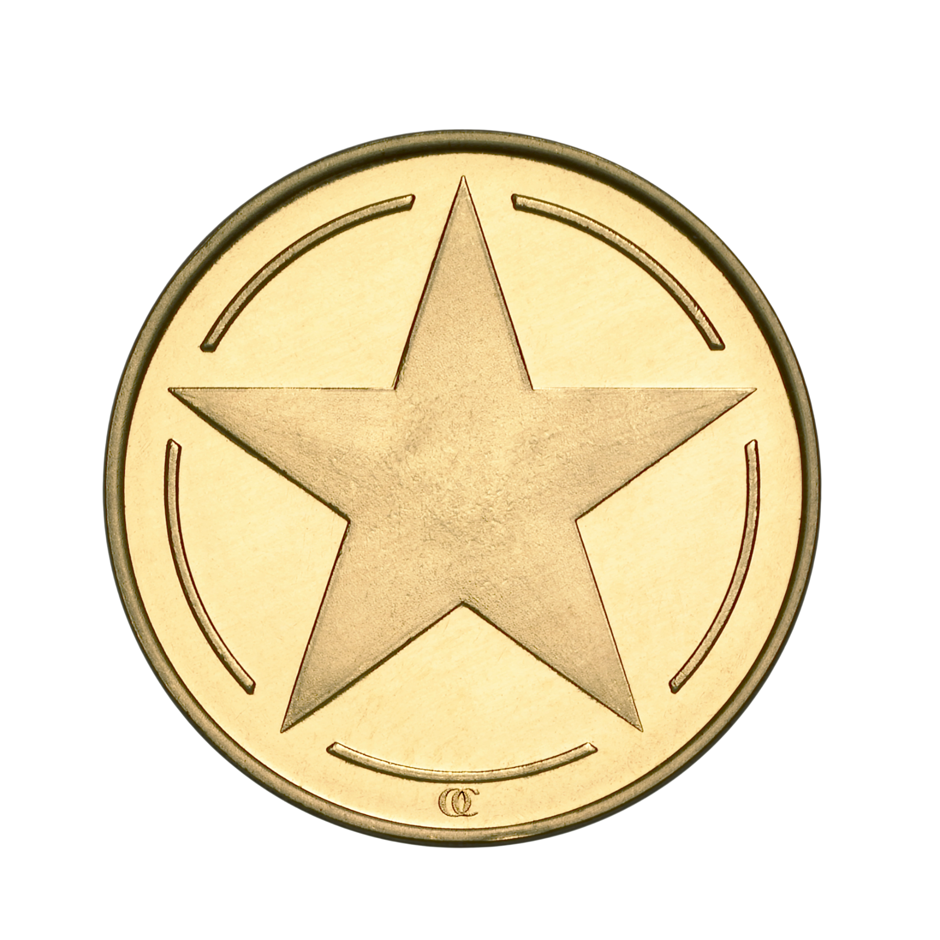 brass star token