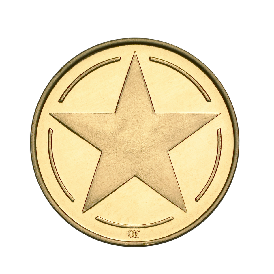 brass star token