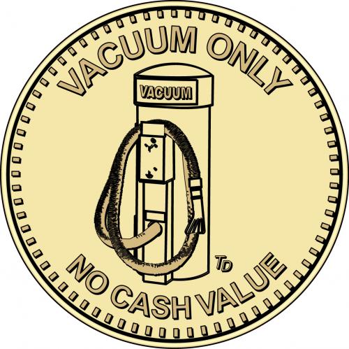 Car Wash Token Vacuum Token