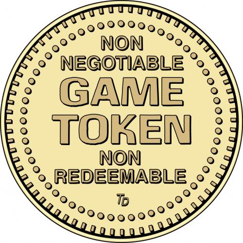 Non Negotiable Game Token Non Redeemable