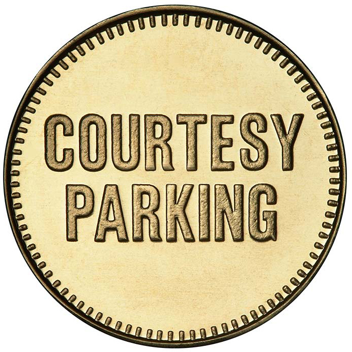 Courtesy Parking token