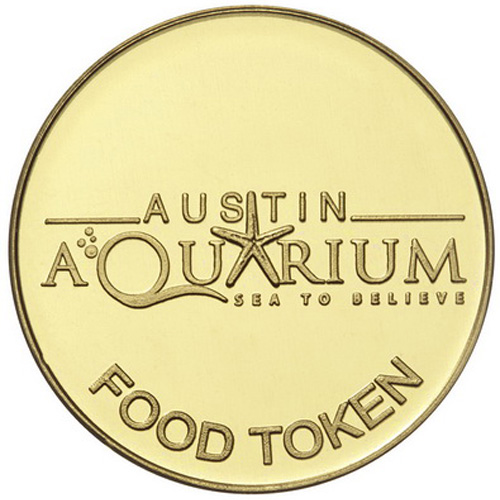 Austin Aquarium Animal Food Token