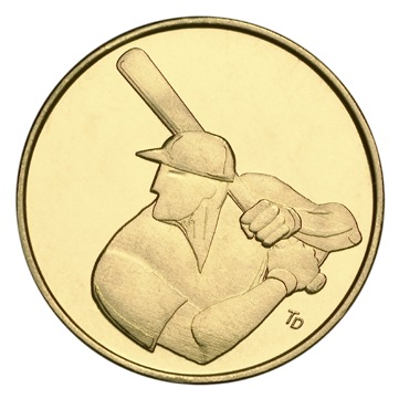 Baseball Batter - left profile