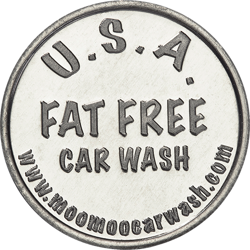 USA Fat Free Car Wash Token