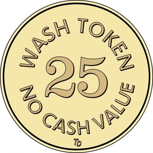 NCV No Cash Value Wash Token
