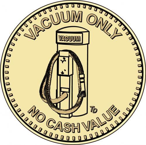 Car Wash Token Vacuum Token