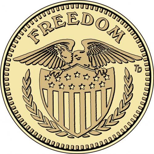 Freedom (eagle with shield)