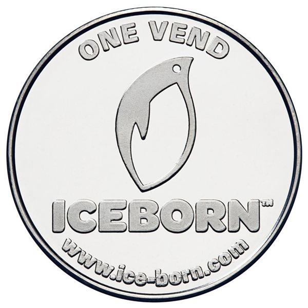 Ice Born nickel silver custom token