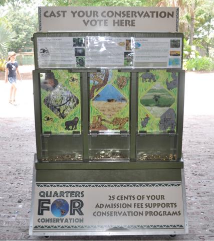 Quarters for Conservation voting booth