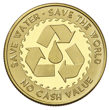 Save Water stock token design