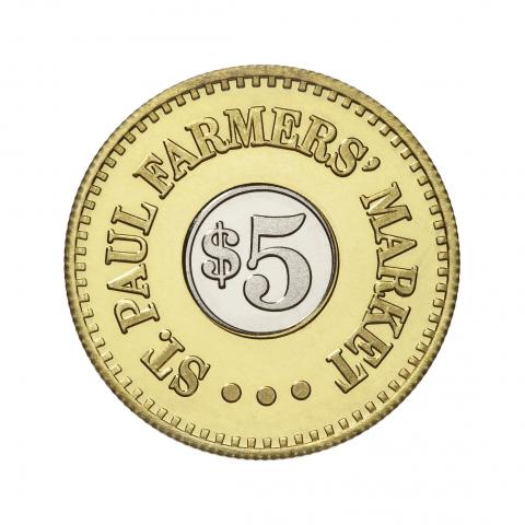 St Paul Farmer's Market custom token